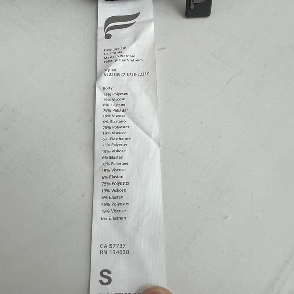 Fabletics Black Joggers with Red Accents - Picture 9 of 11